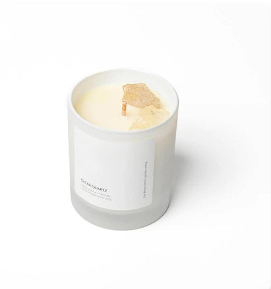 Crystal Candle Clear Quartz