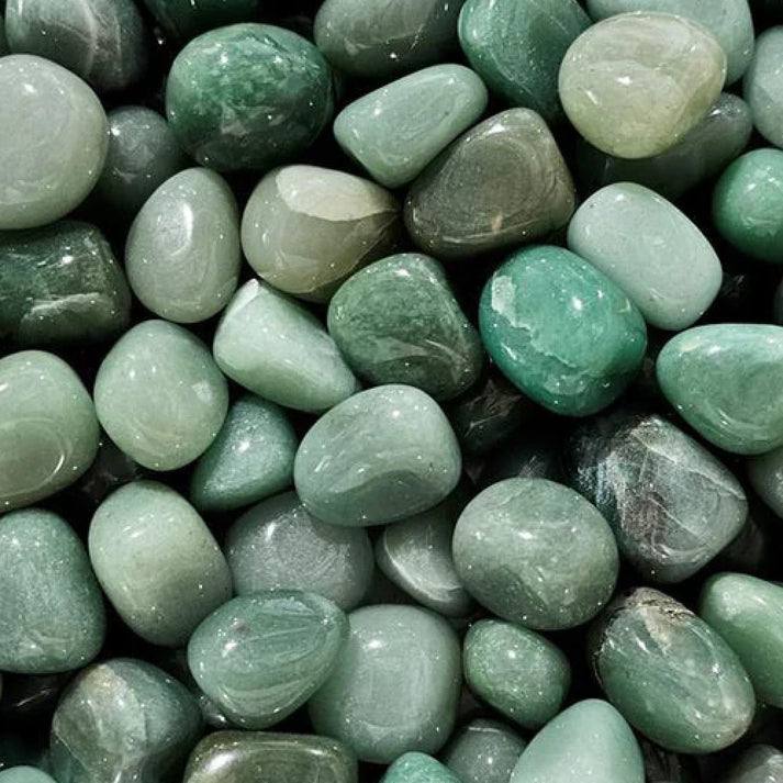 Green Aventurine Tumbled Stones Refills